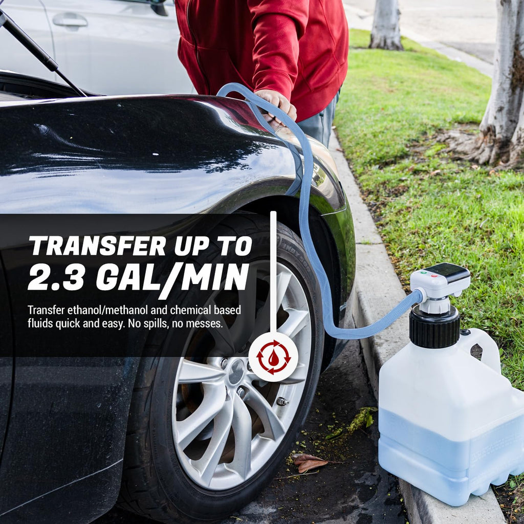 TERA PUMP Battery Powered Chemical Resistant Fuel Transfer Pump