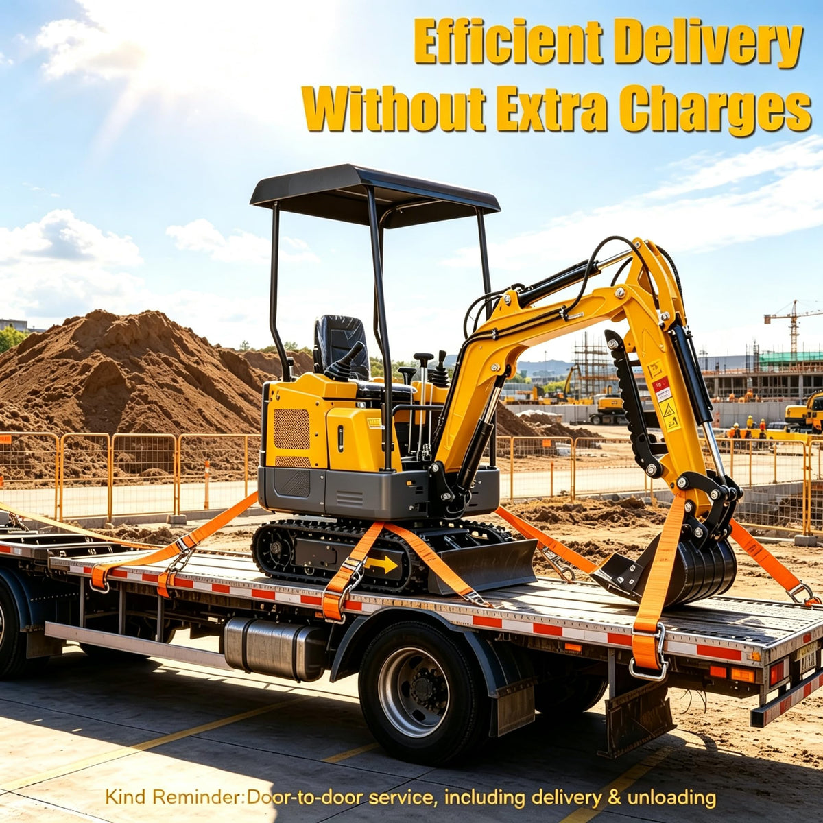 2 Ton Mini Excavator with Kubota Engine, High Horsepower Diesel Compact Crawler Digger for Construction & Farming