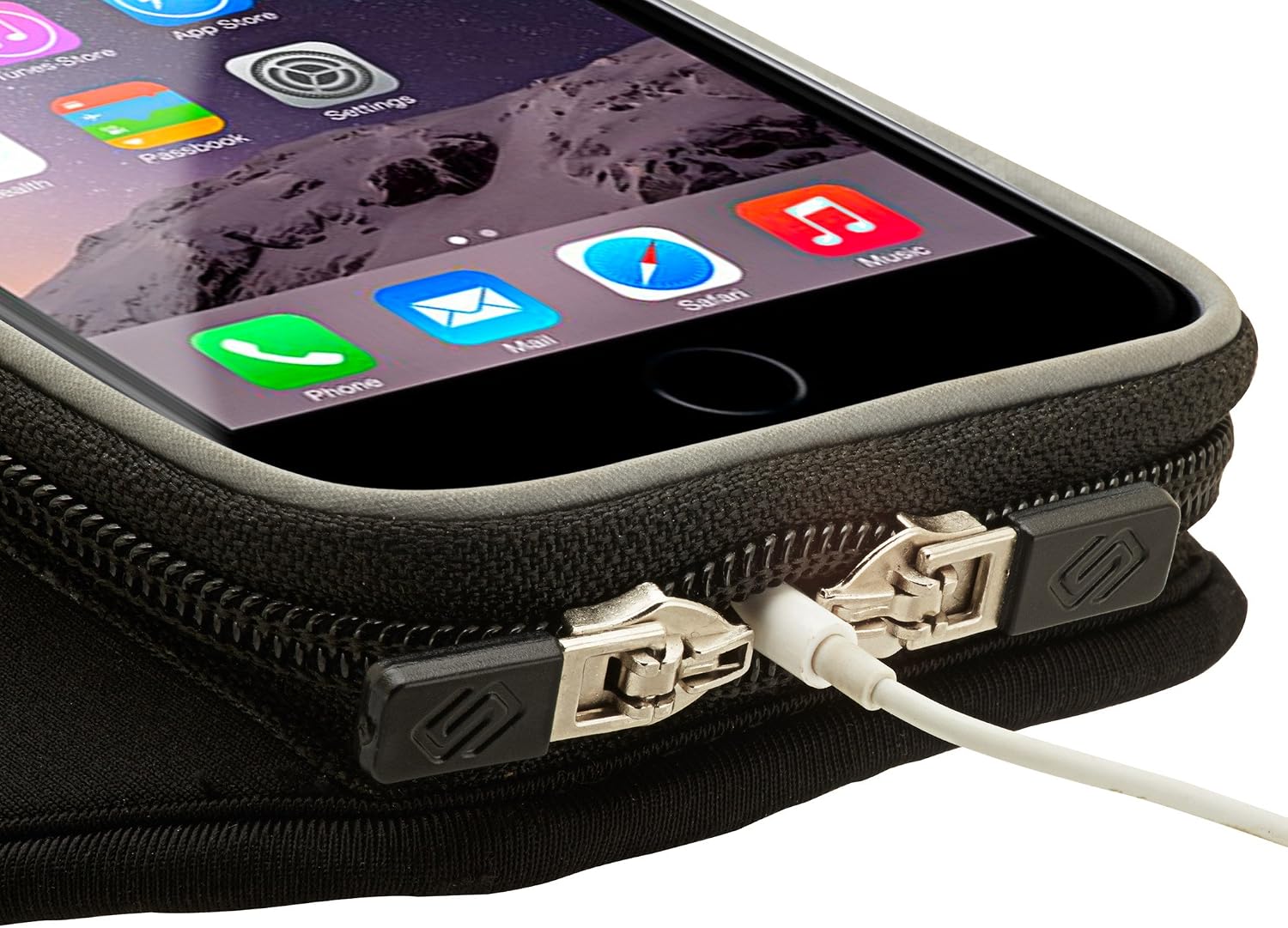 Entropy E8 Padded Running Armband Phone Holder, Fits Cases, M/L | Fits iPhone 17/16/15 Pro Max & Plus, Galaxy