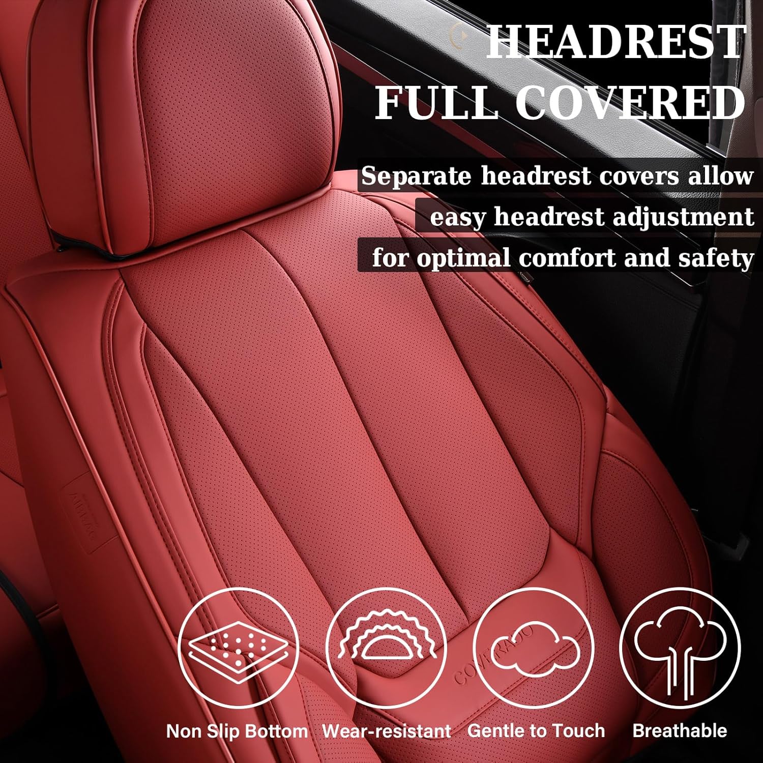 Seat Covers, Car Seat Covers Front Seats, Car Seat Cover, Car Seat Protector Waterproof, Car Seat Cushion Nappa