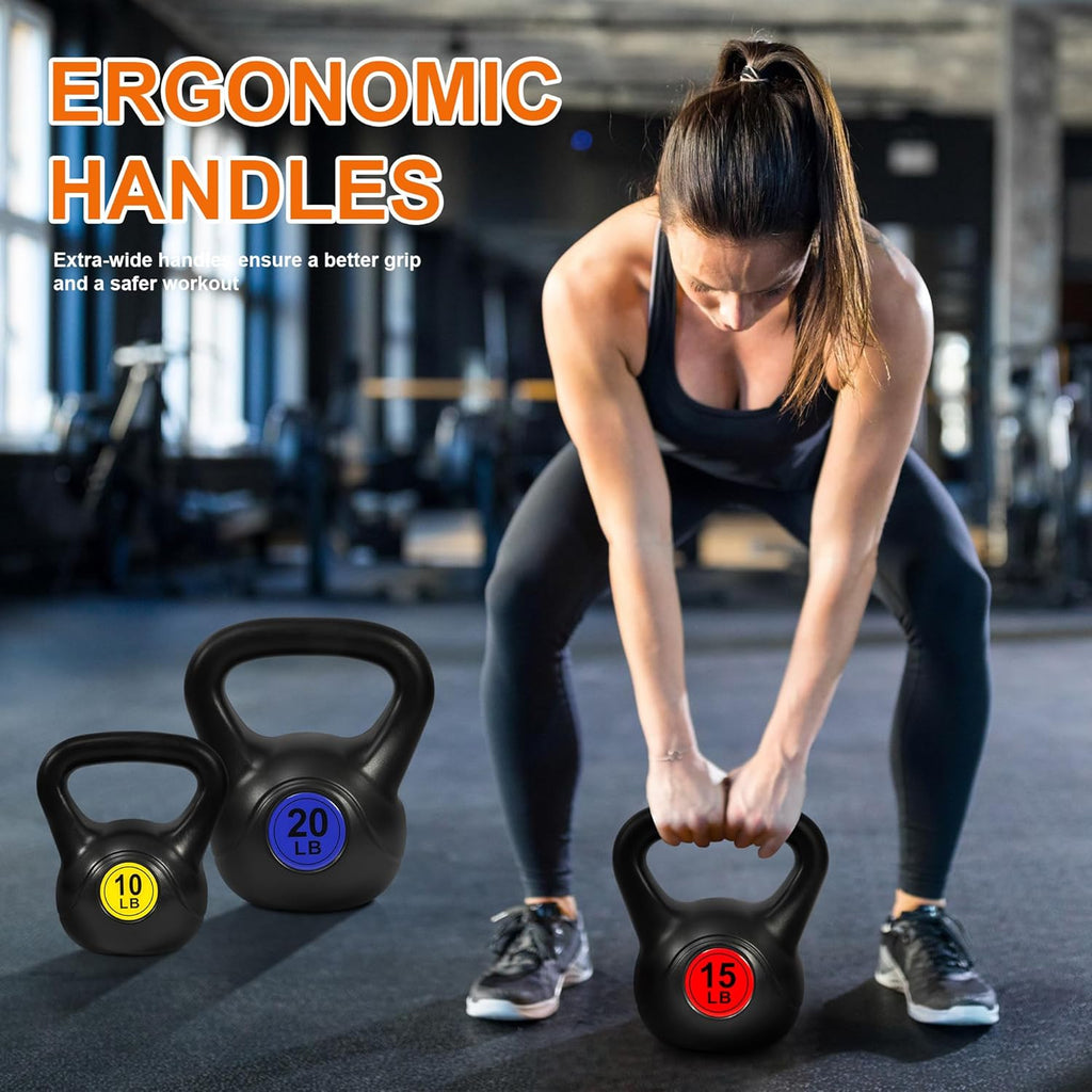Kettlebell Sets Piece Strength Training KettleBells Weight Set