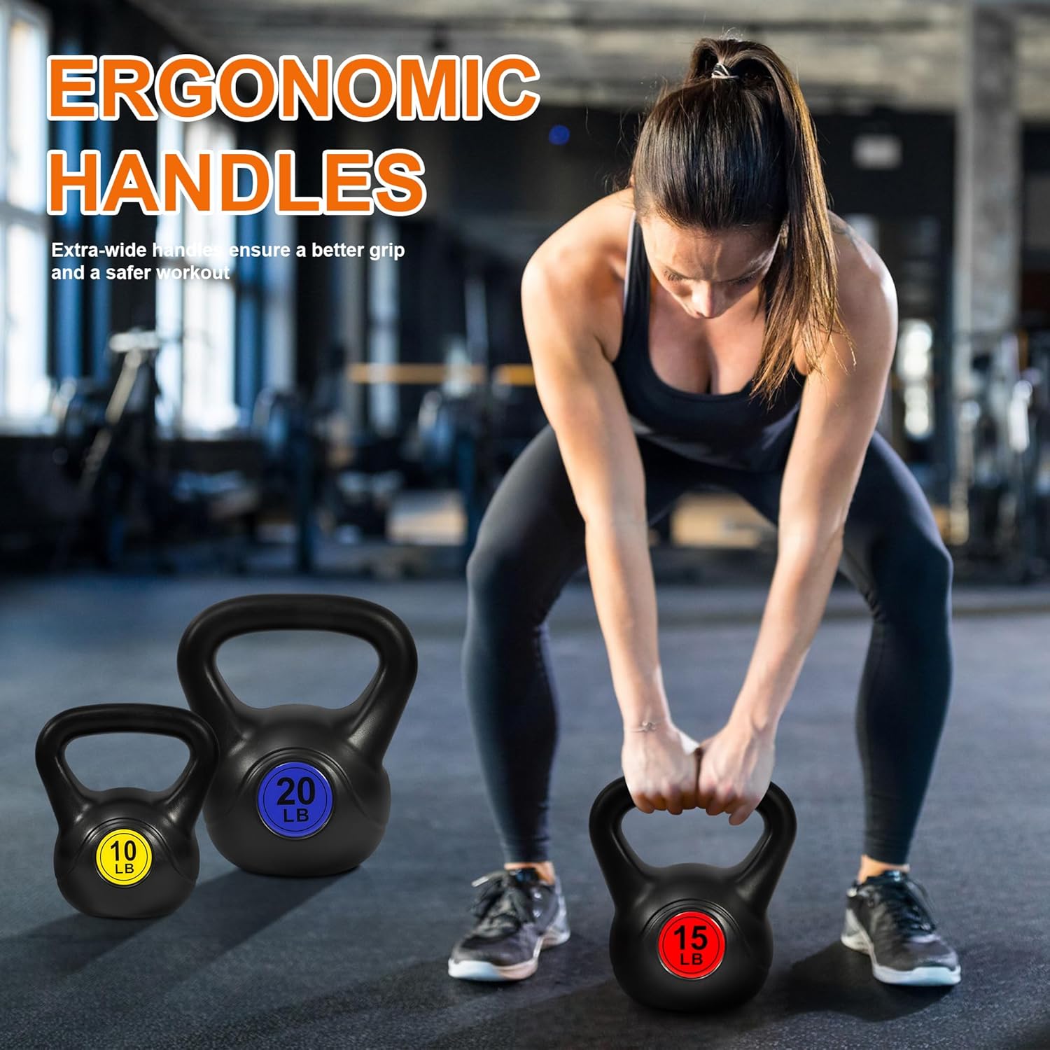 Kettlebell Sets Piece Strength Training KettleBells Weight Set
