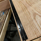 2Pack Black Piano Hinge 48 Inch x 1 1/2 Inch Open Width