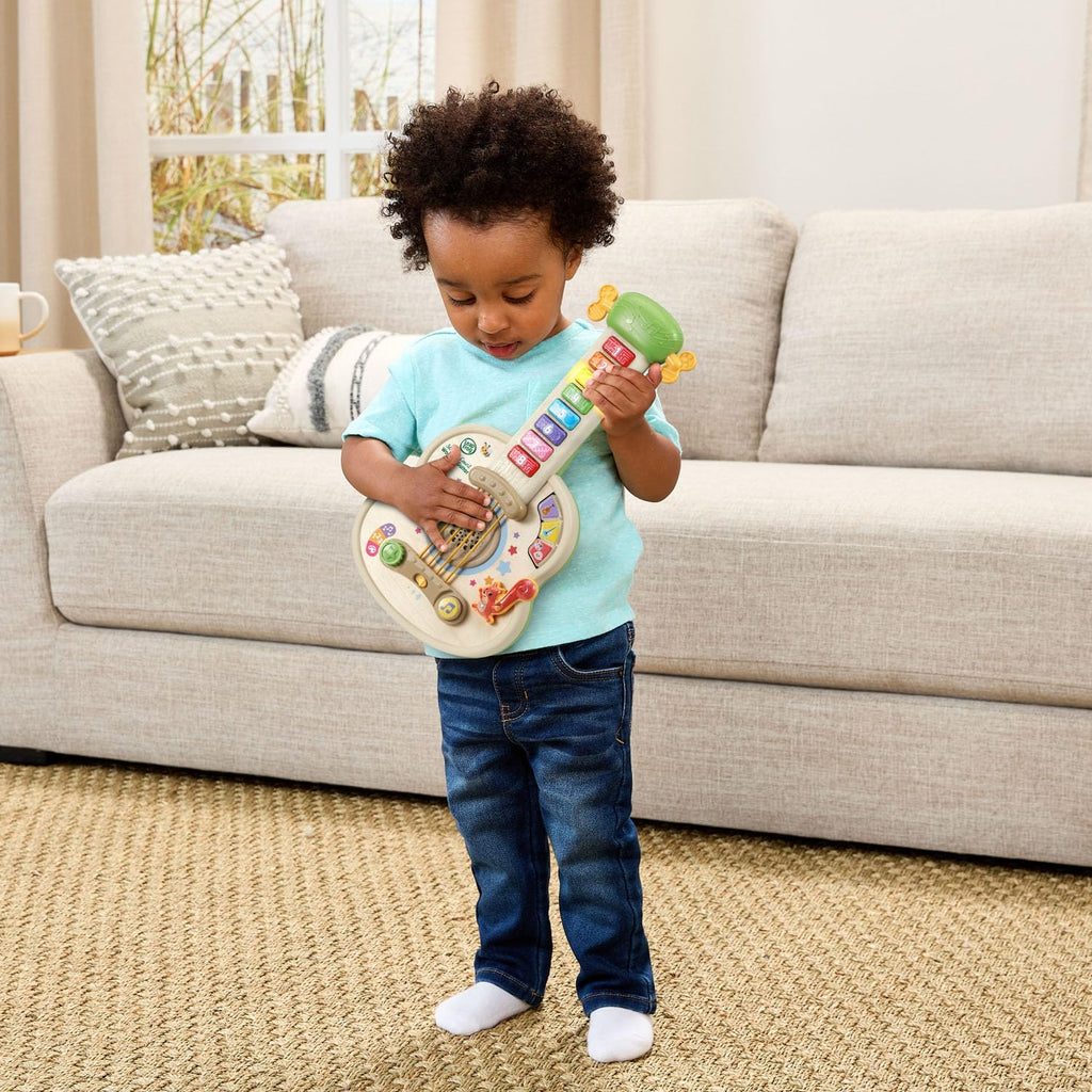 Strum and Count Wooden Guitar, Musical Toddler Toy