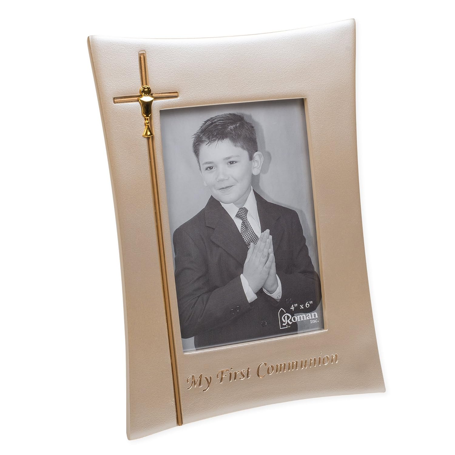 Giftware Inc., Sacraments, First Communion, 9.25" H Communion Frame 4x6,Religious, Inspirational, Durable (6x1x9)