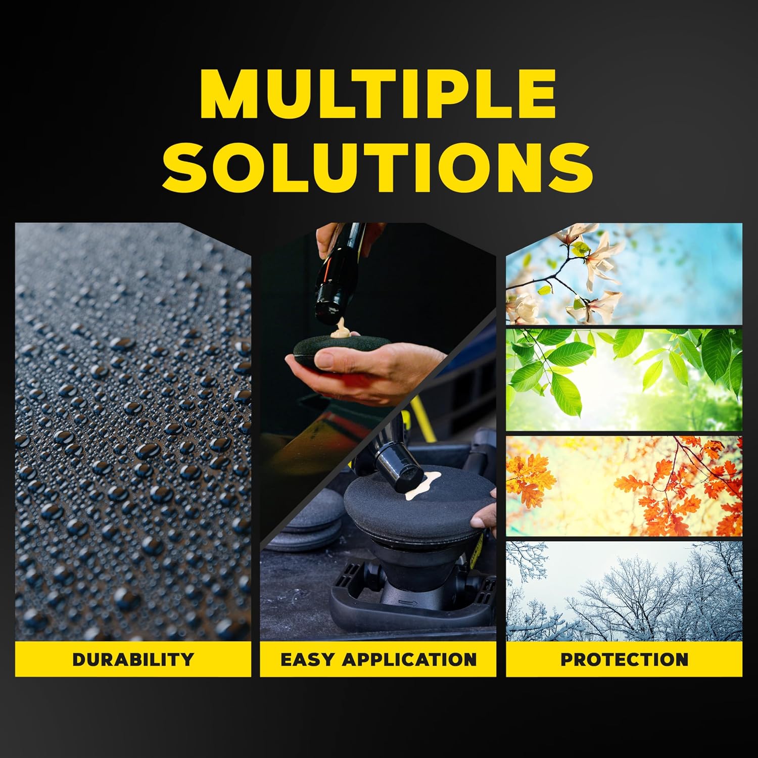 Gold Class Carnauba Plus Premium Liquid Wax Kit, Car Detailing Kit with a Pure Carnauba Wax Blend and a Foam