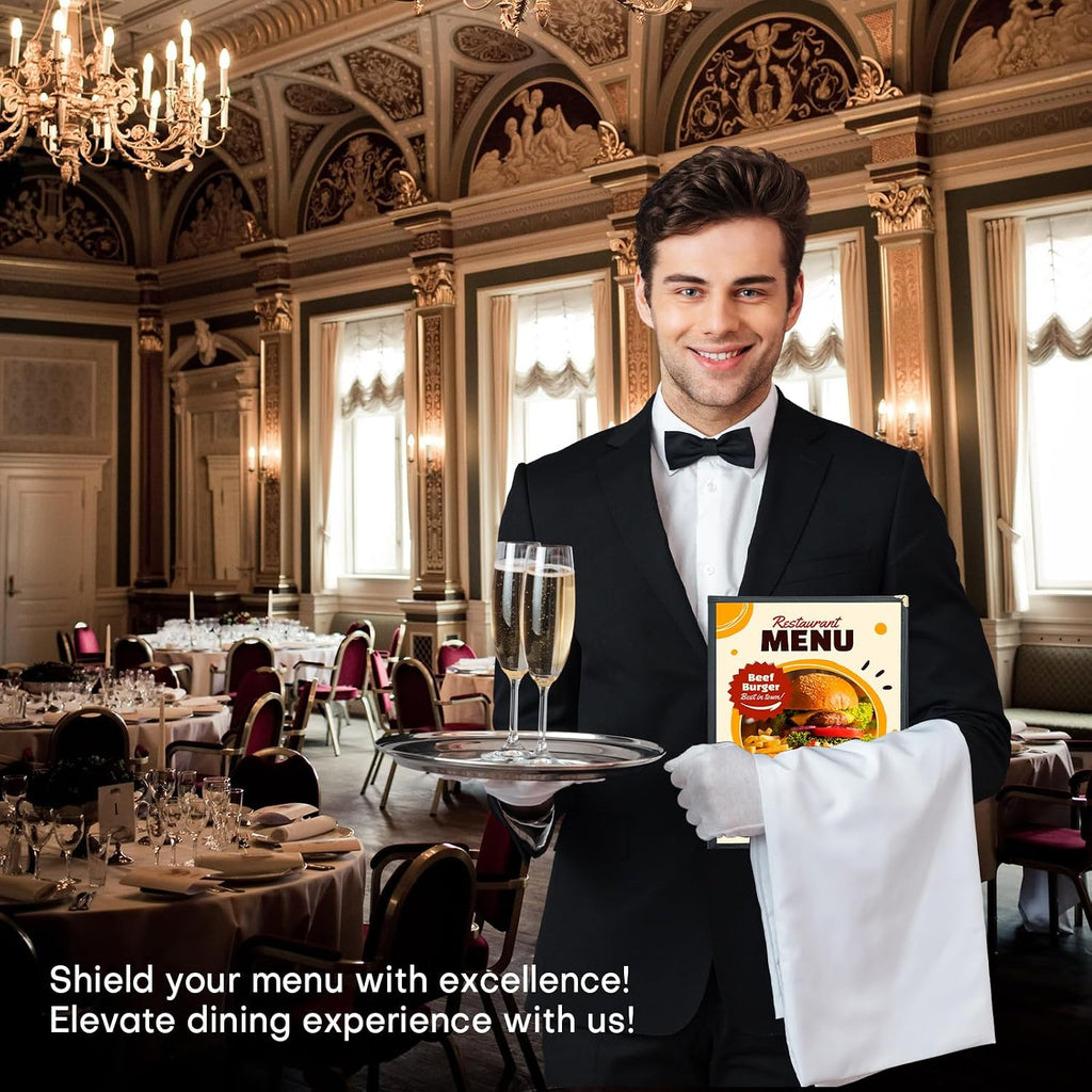 Transparent Restaurant Menu Covers 8.5 x 11 | Restaurant Recipe Menu Covers Transparent Restaurant Menu Covers for
