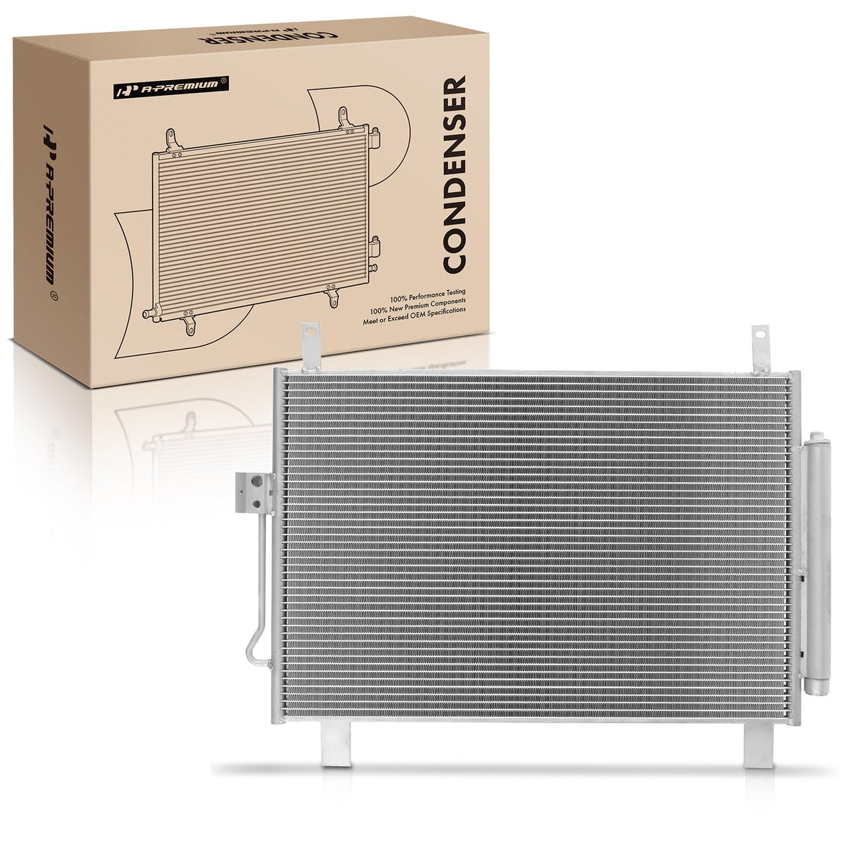 A-Premium Air Conditioning Condenser Compatible with Ford & Lincoln