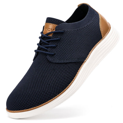 Men's Fashion Dress Sneakers Casual Walking Shoes Business Oxfords Comfortable Breathable Lightweight Tennis Zapatos
