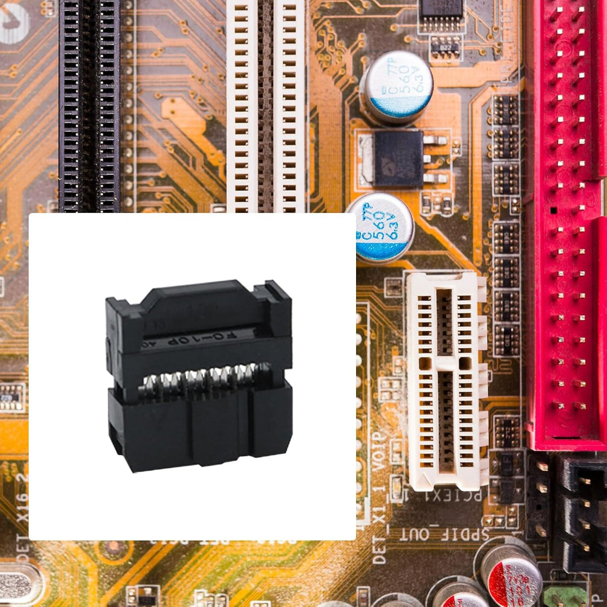 Antrader FC-10P IDC 2.54mm Pitch Connector Female Header JTAG ISP Socket