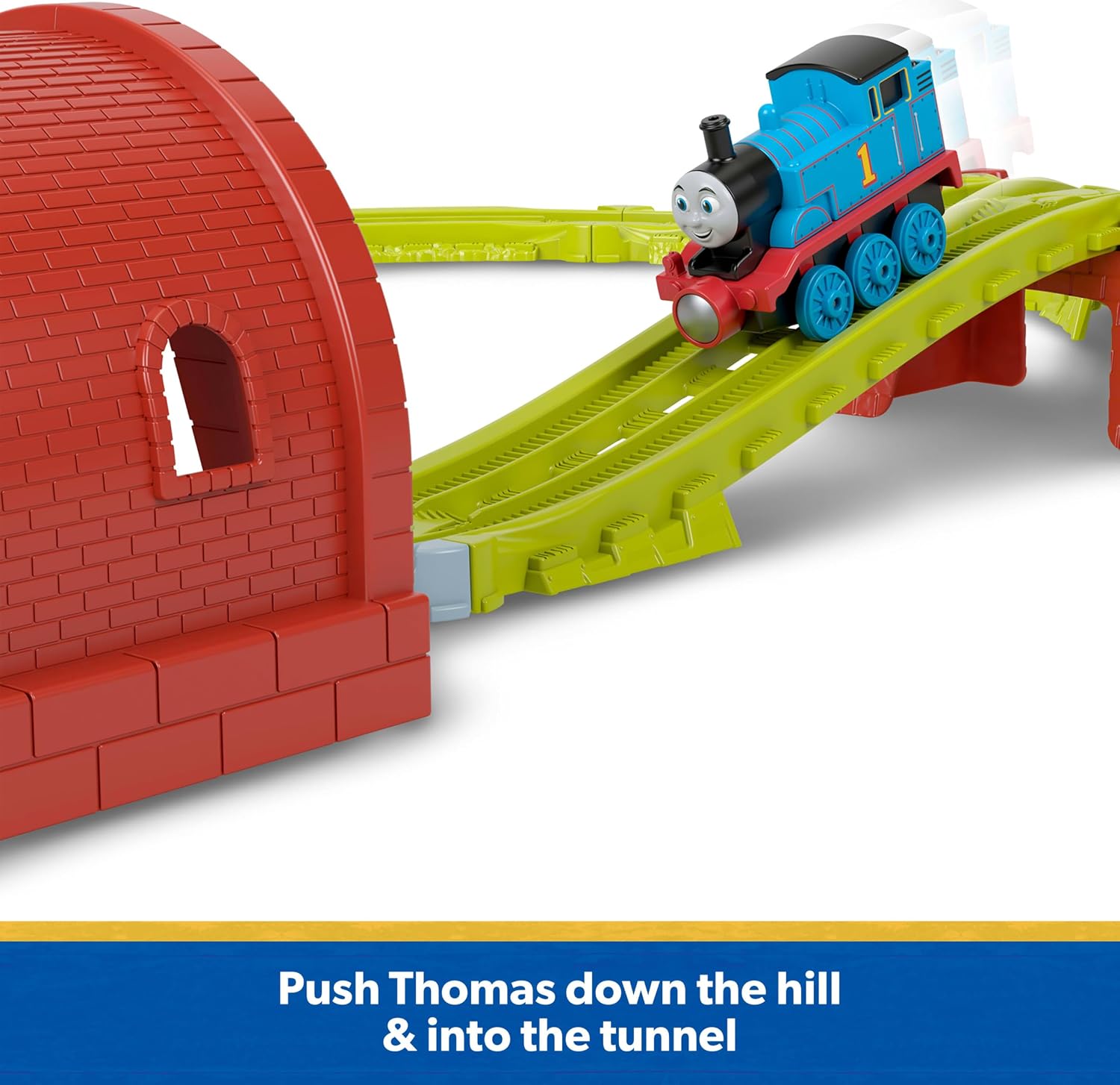 Thomas & Friends Bell Station Playset & Push-Along Thomas Toy Train | Includes 1 Engine & Track with Train-Play