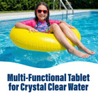 MPT Extra 3 Inch Chlorinating Tablets 21 lb - Multi-Action Pool Chlorine Tablets - Long-Lasting Sanitizer Prevents