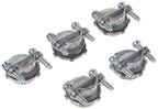 RACO 2711B5 Connector, Squeeze, NMSC Cable, 1/2-Inch, Zinc, 5-Pack