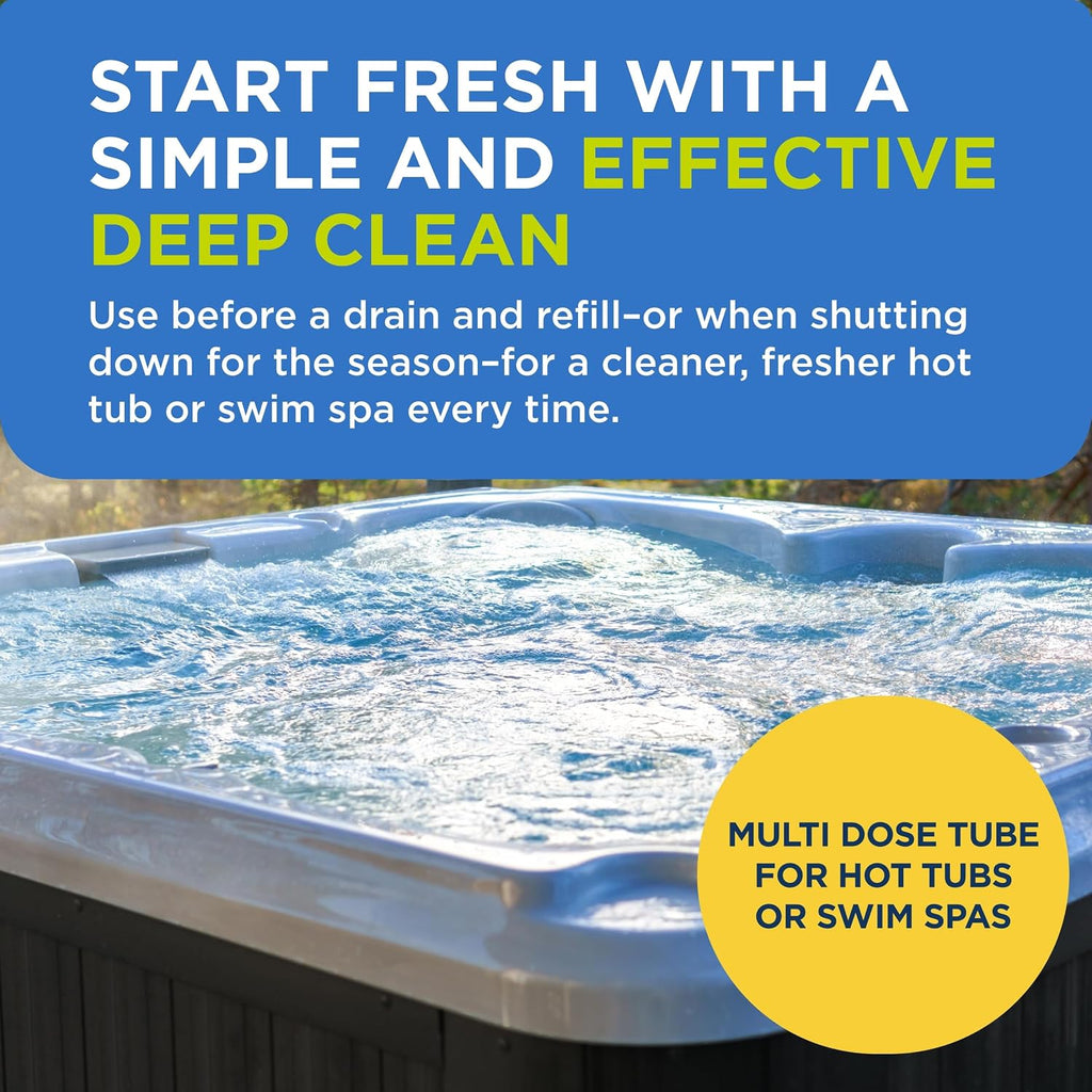 FROG Pipe & Jet Cleanser for Hot Tubs and Swim Spas, Multi Dose, 1 Pack