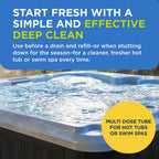 FROG Pipe & Jet Cleanser for Hot Tubs and Swim Spas, Multi Dose, 1 Pack