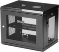 StarTech 9U Wall-Mount Cabinet, 19in, 2-Post, 15in Deep, 198lb (RK9WALM)
