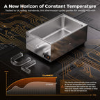 1200W Electric Steam Table Food Warmer