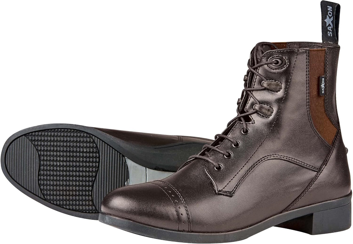 Ladies Syntovia Lace Paddock Boots 8.5 Brown