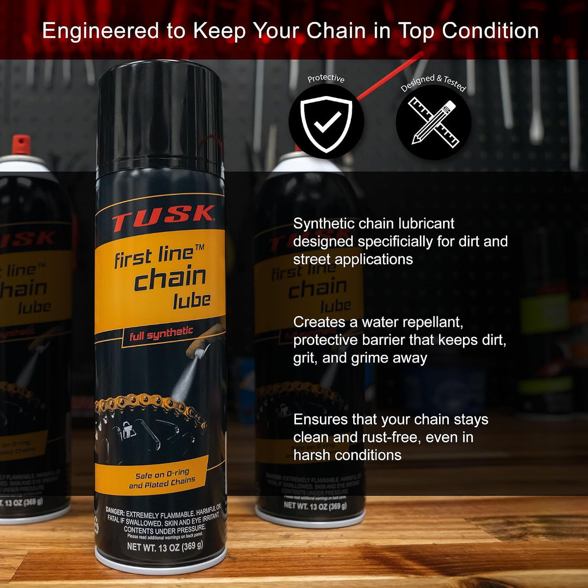 Tusk First Line Synthetic Chain Lube - 13oz
