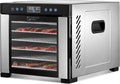 Pro Food Dehydrator Machine | 7 XL Stainless Steel Trays | Dryer for Jerky, Dog Treats, Herb, Meat, Beef, Fruit |