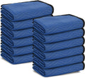 12 Moving Packing Blankets 80 x 72 Inches (35 lb/dz) Heavy Duty Moving Pads for Protecting Furniture Professional