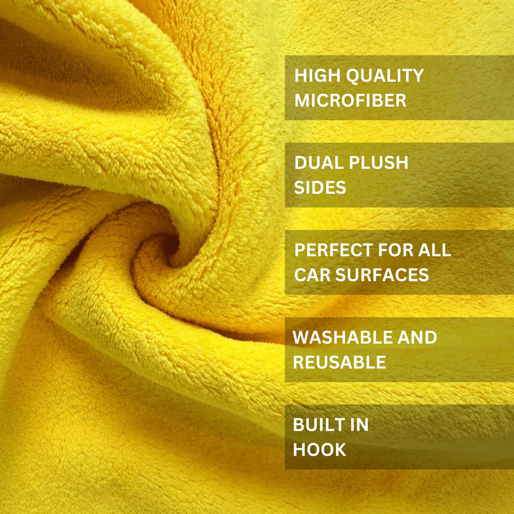 THEPROSTUFF 800 GSM Car Detailing Microfiber Towels, 12 Pack