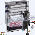 Hang on Back Aquarium Filter Double Dry-Wet Filtration, up to 50Gal