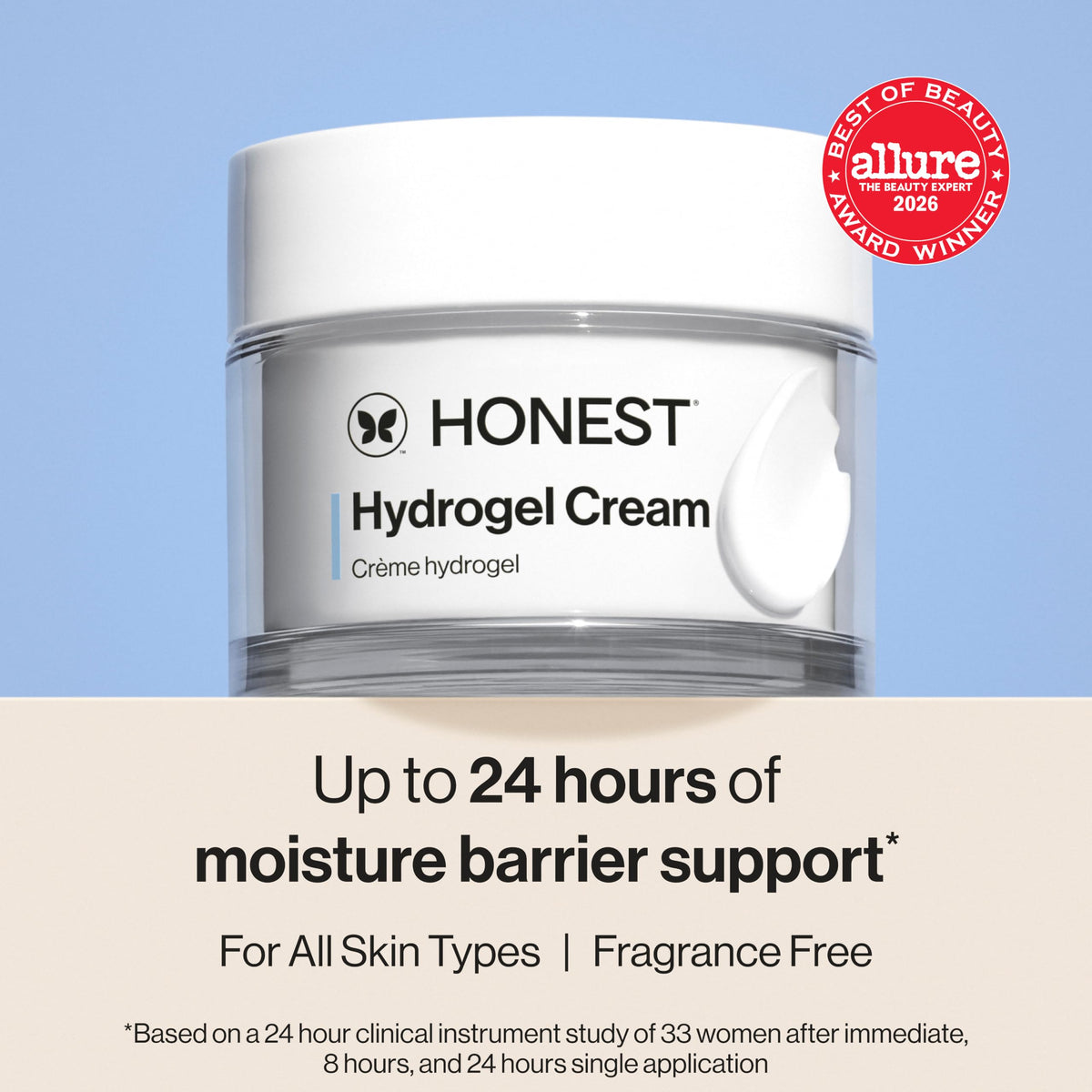 Hydrogel Cream, Sensitive Skin, Fragrance-Free, 1.7 fl oz