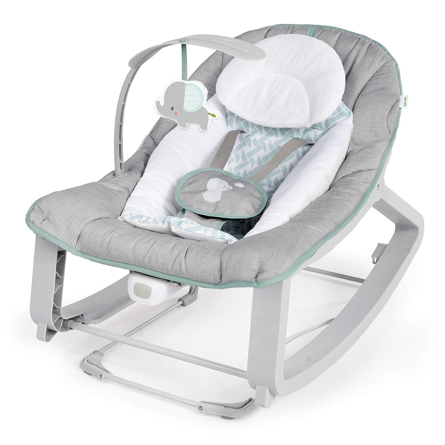 Keep Cozy 3-in-1 Grow with Me Vibrating Baby Bouncer, Seat & Infant to Toddler Rocker, Vibrations & -Toy Bar, 0-30