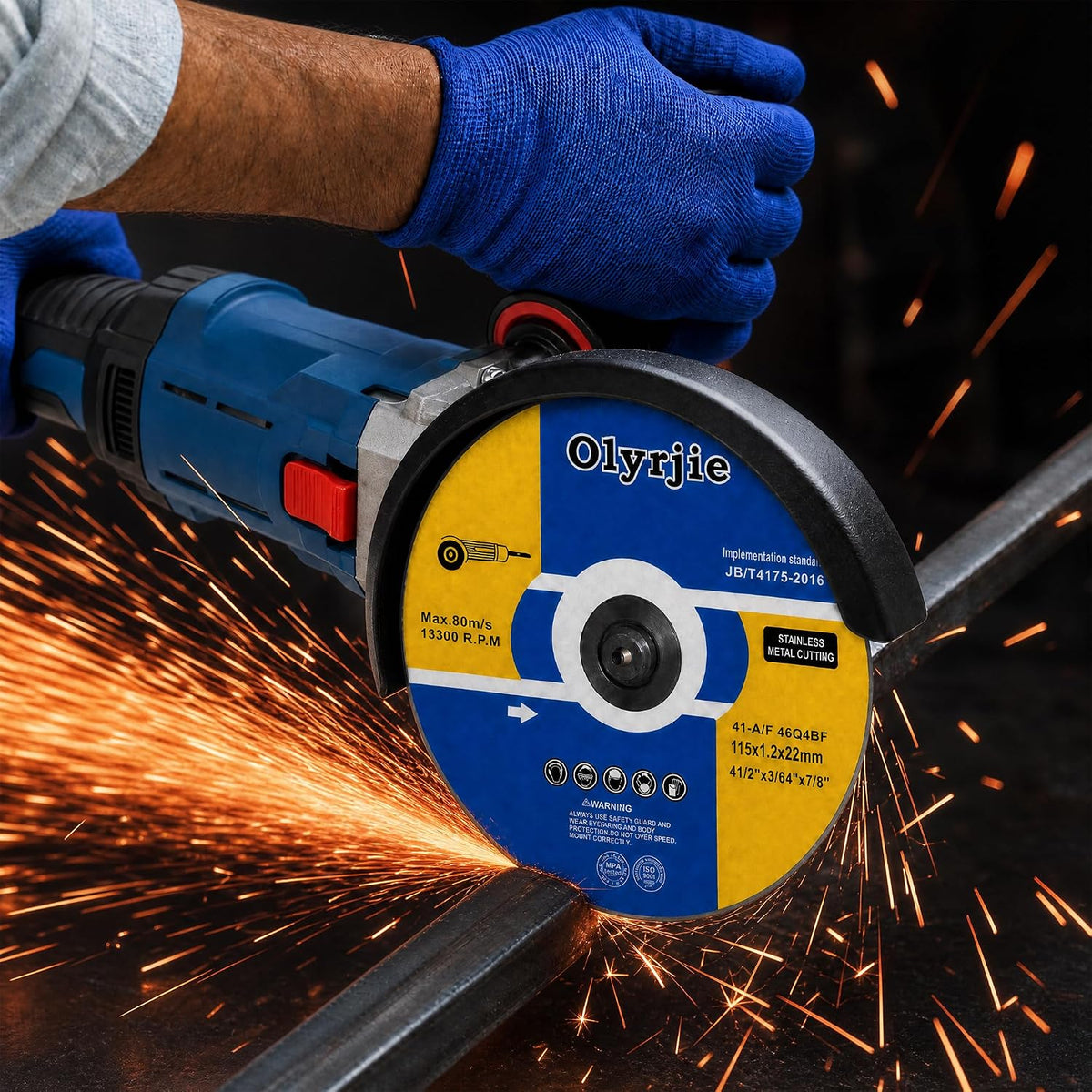 10 Pack 4 1/2 in Cut Off Wheel Cutting Wheels for Angle Grinders