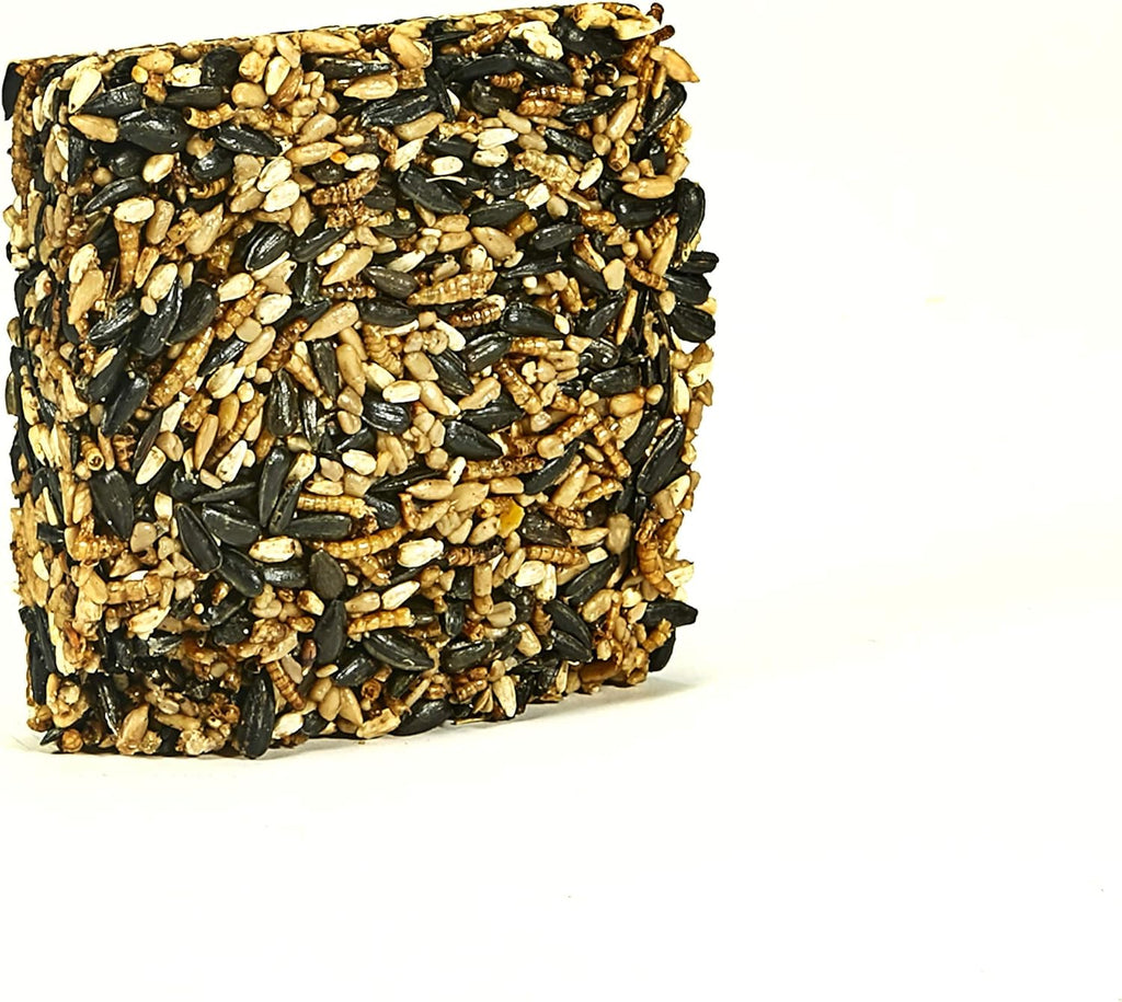 Wild Bird Seed & Mealworm Seed Treat Cake, 6 Ounces
