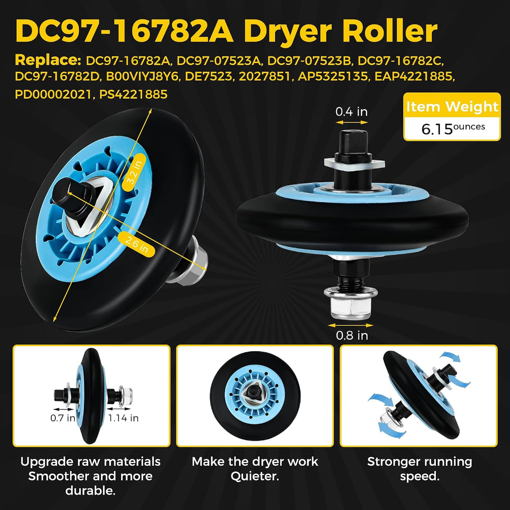 UPGRADED For SamSung Dryer Repair Kit