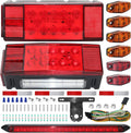 LED Boat Trailer Lights Submersible Trailer Light Kit Waterproof Tail Light