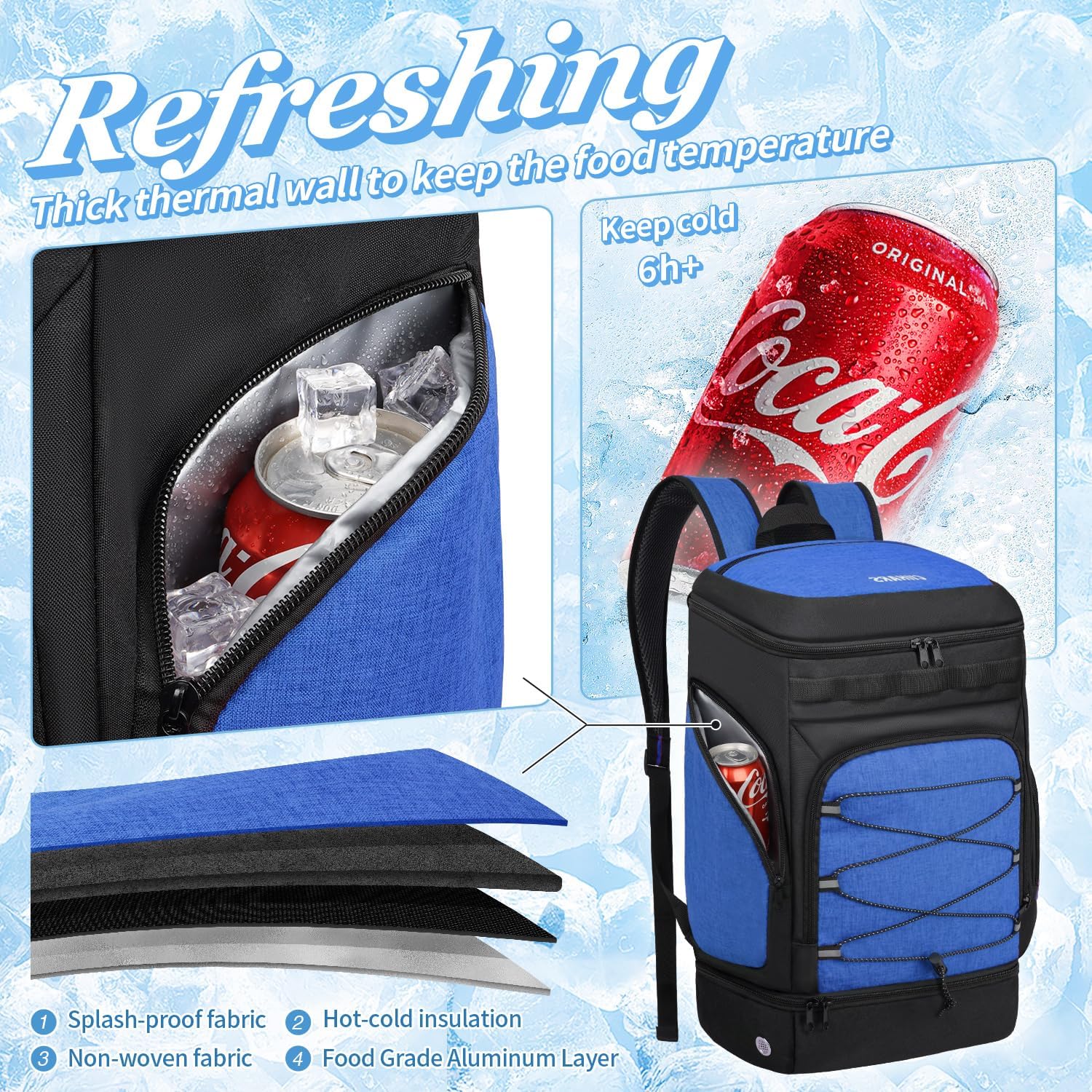 Basketball Backpack Bag Large Sports Bag with Separate Ball holder & Shoes compartment, Best for Basketball
