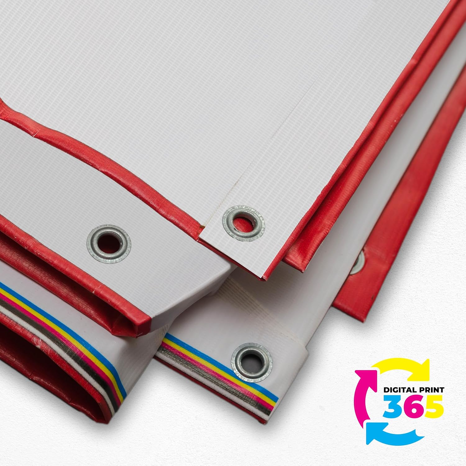 Blank Vinyl Banners with Grommets – Heavy-Duty 13 oz Scrim Vinyl Banner Blank for Indoor Outdoor Use, Personalized