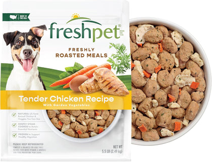 Fresh Dog Food, Freshly Roasted Meals, Tender Chicken Recipe, 5.5 lb