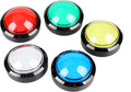 5X Arcade Buttons 60mm Dome 2.36 inch LED Push Button with Micro Switch for Arcade Machine Video Games Console