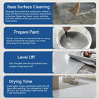 Epoxy Colored Sand Self Leveling Flat Floor Paint (Beige 5 Gallon)
