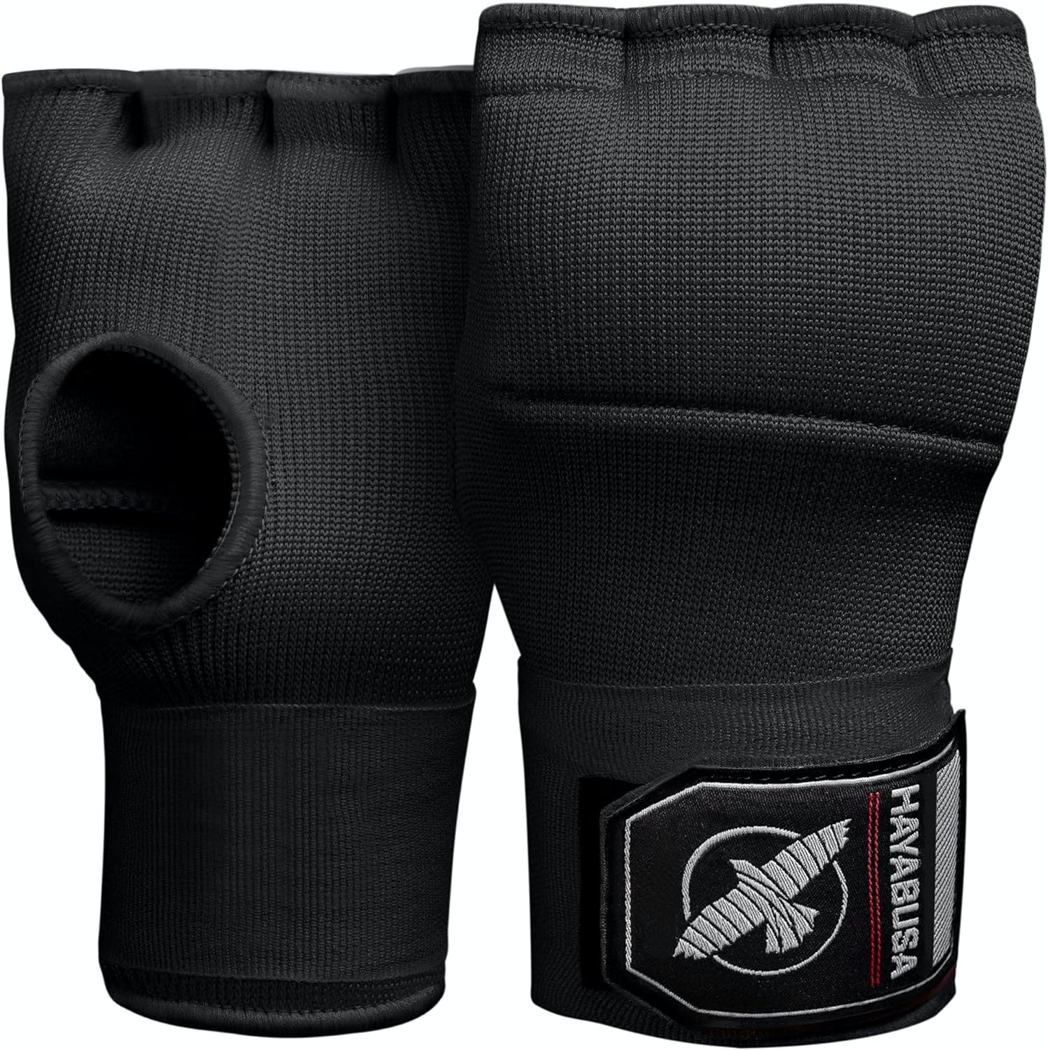 Quick Gel Hand Wrap Boxing Gloves | Slip-On Design, Padded Knuckle Protection, Hook and Loop Closure, Muay Thai