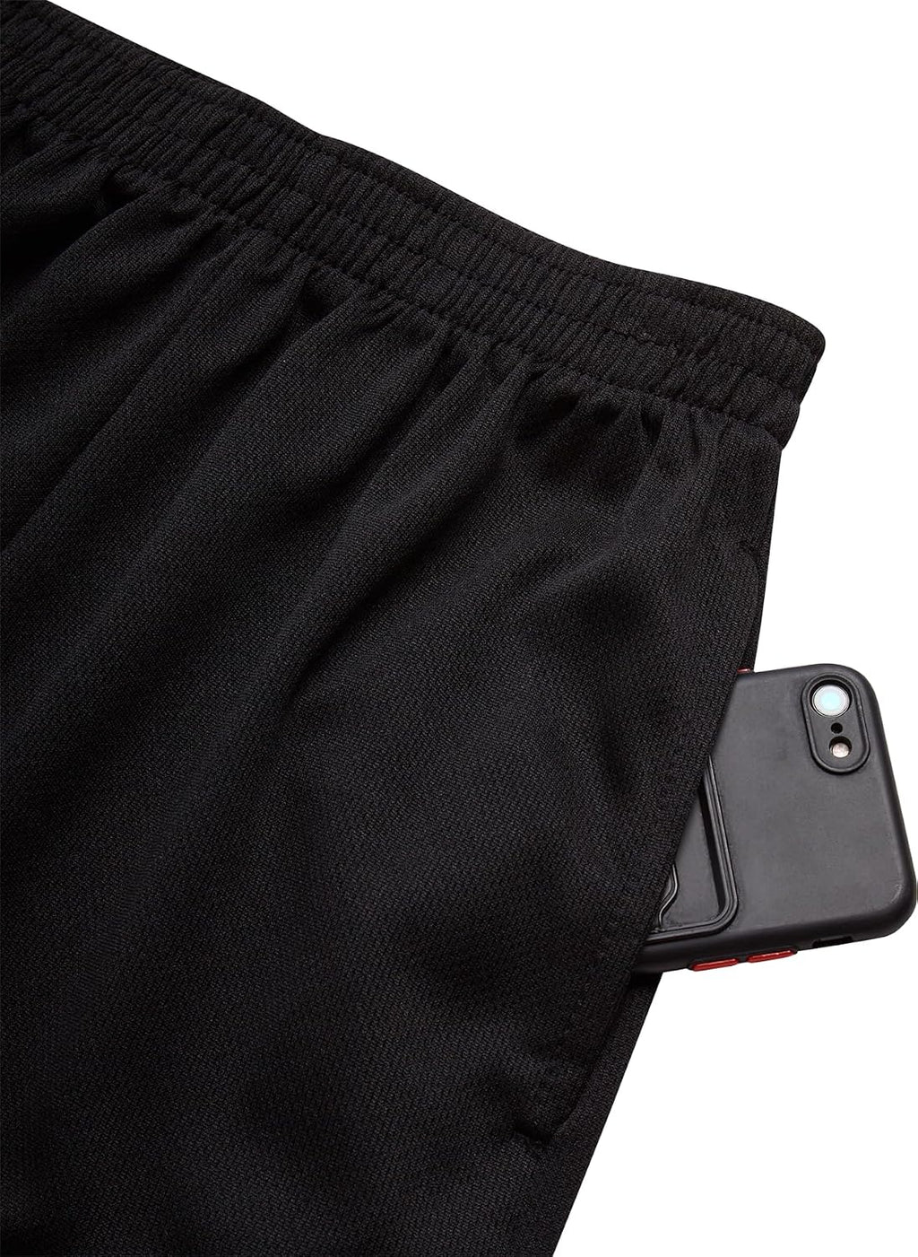 Boys Basketball Shorts 3 Pack Performance Active Mesh Shorts | Breathable Quick-Dry Feel, Elastic Waist with Pockets