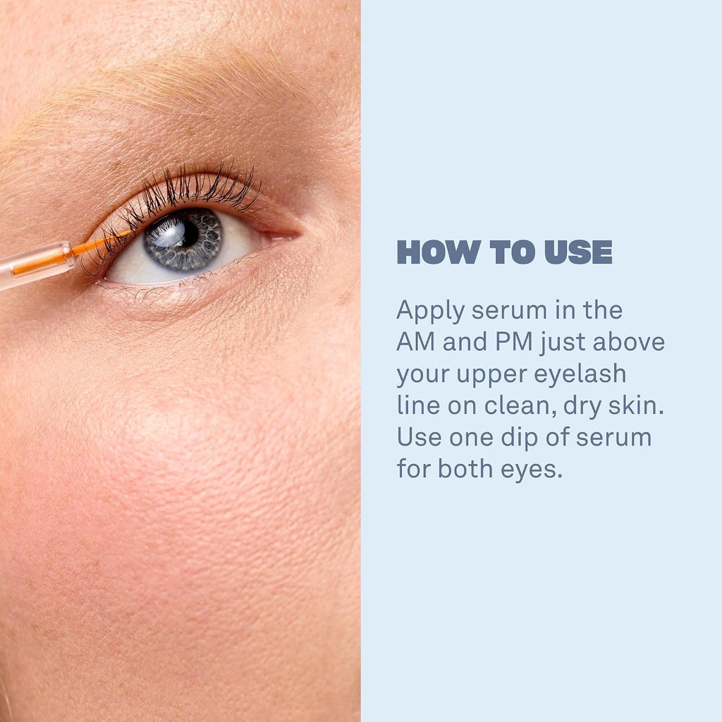 Renewing Lash Serum for Longer-Looking Lashes, Peptides | Prostaglandin-free, peptide-infused gentle lash serum for