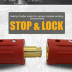 LC-40 Welding Cable Connectors Set (Red)