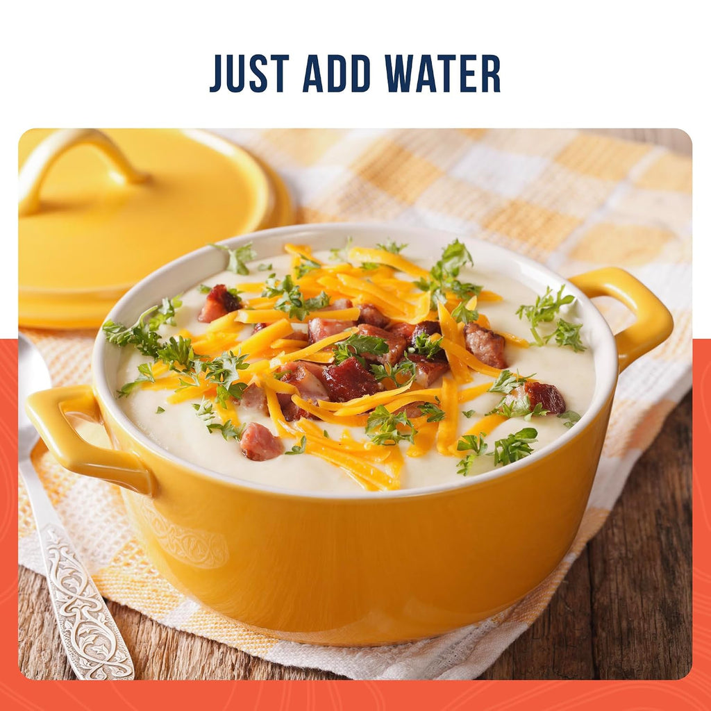 Creamy Potato Soup Mix Can | Emergency Food Supply, 36 Servings, 25 Year Shelf Life, No Trans Fat, Dehydrated Meals