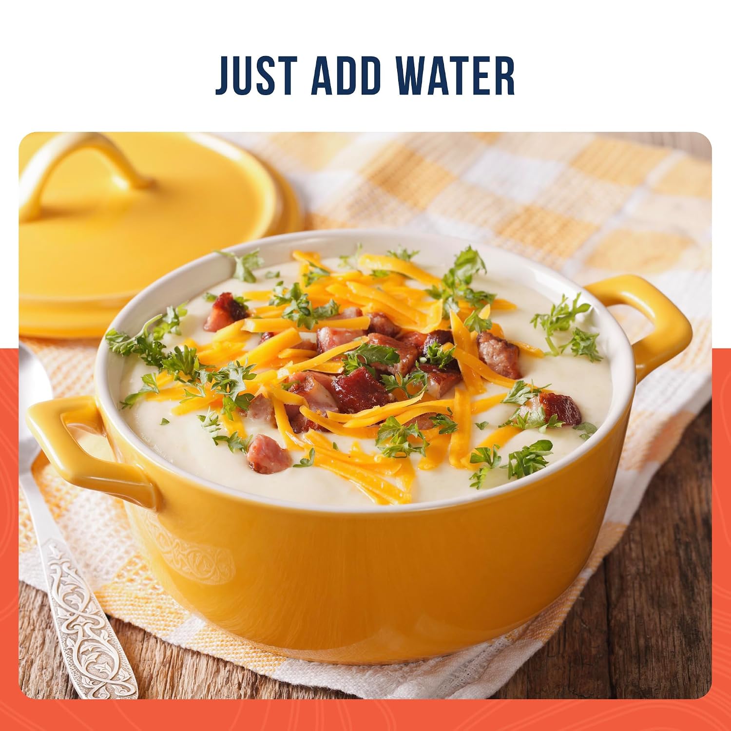 Creamy Potato Soup Mix Can | Emergency Food Supply, 36 Servings, 25 Year Shelf Life, No Trans Fat, Dehydrated Meals