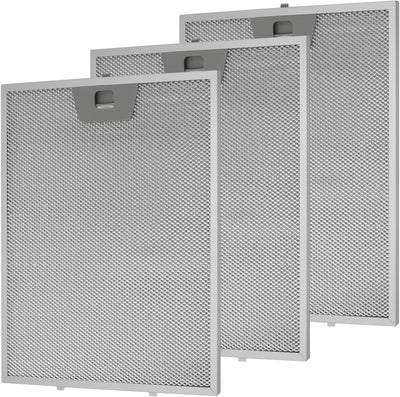 GE Range Hood Filter Replacement WB02X24871-3 Pack by oneket, 11-7/8"×9-7/8"×5/16" Metal Grease Filters, Compatible with GE JVW5361EJ1ES JVW5361EJ2ES JVW5361SJSS JVW5361BJ1TS