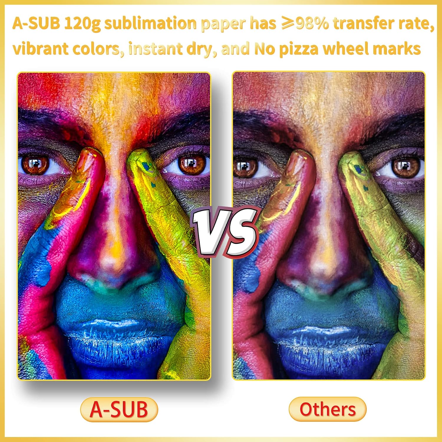 Sublimation Paper 8.5x11 Inch, 120gsm | 110 Sheets, Compatible with Inkjet Printers with Sublimation Ink, High