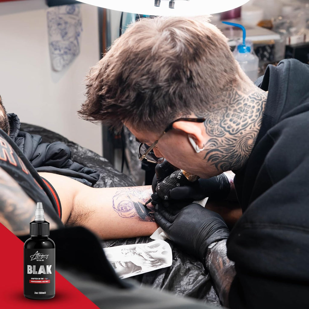 Tattoo Ink – Blak, Premium Black Tattoo Ink, Perfect for Lining and Shading, Smooth, Consistent Pigment, Vegan