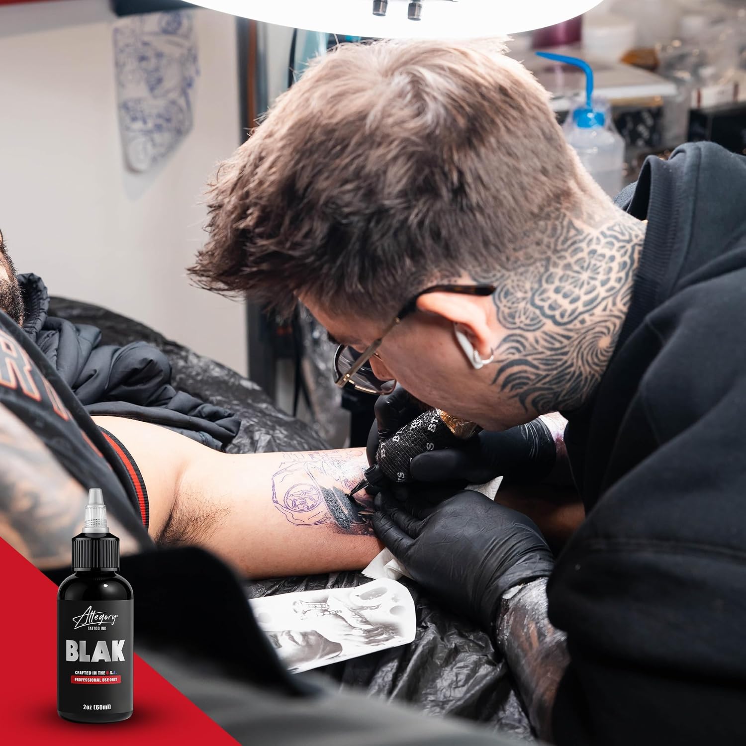Tattoo Ink – Blak, Premium Black Tattoo Ink, Perfect for Lining and Shading, Smooth, Consistent Pigment, Vegan