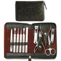Stainless Steel Manicure Set 11-in-1 Professional Nail Clipper Kit