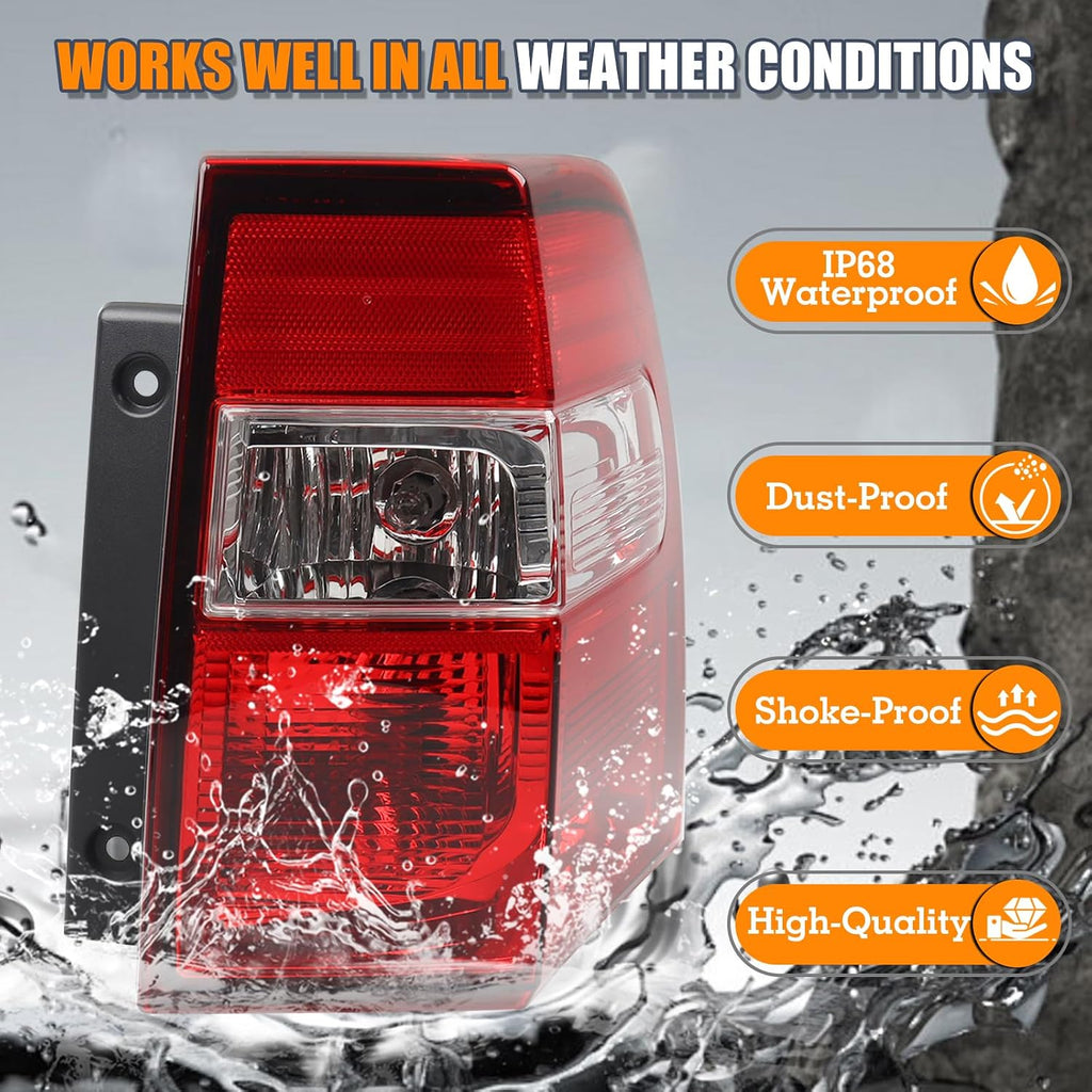 Right Tail Light (Include Bulbs Harness) Fit for 2007-2017 Ford Expedition
